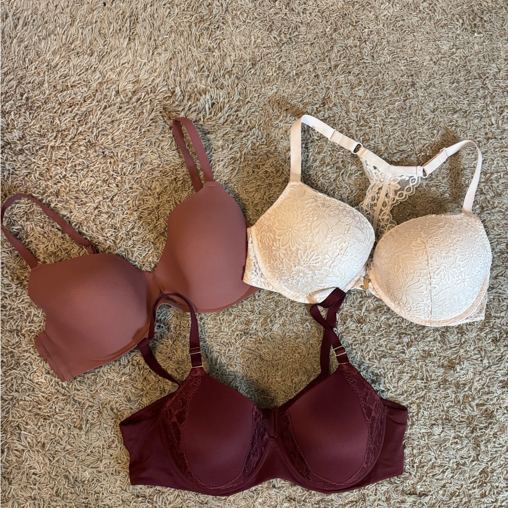 Soma Bodify, Soma Embraceable Perfect Coverage and Auden racer back lace bra 40C